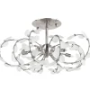 Leaf Plafond 60cm Nickel