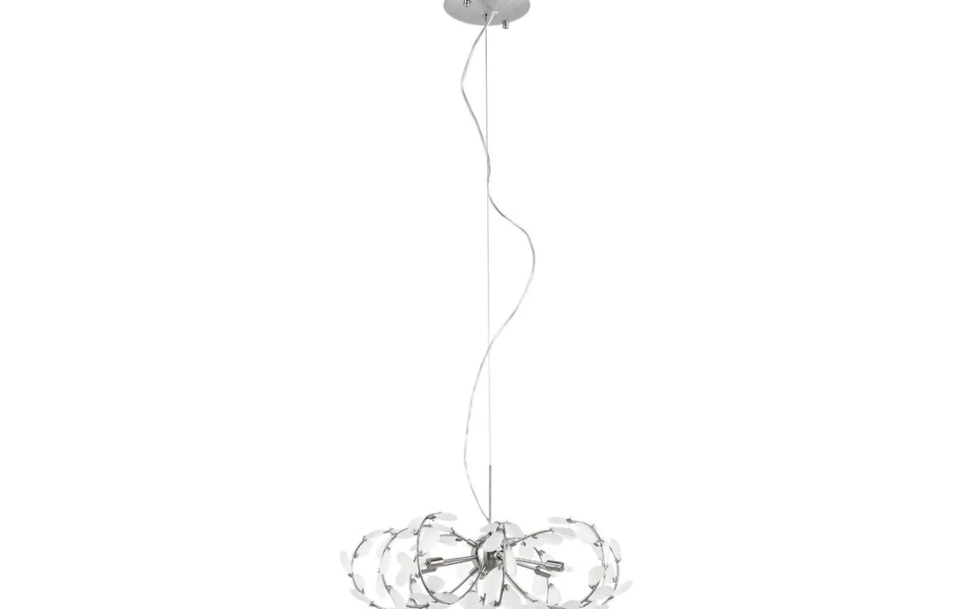 Leaf Taklampa 60cm Nickel