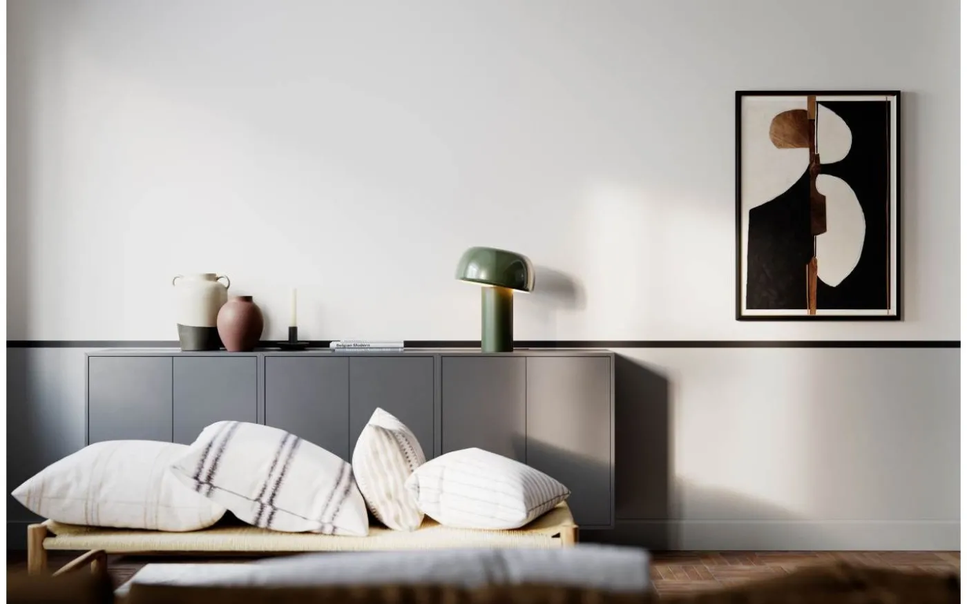 Lean On Me Bordslampa 41cm Mörkgrön