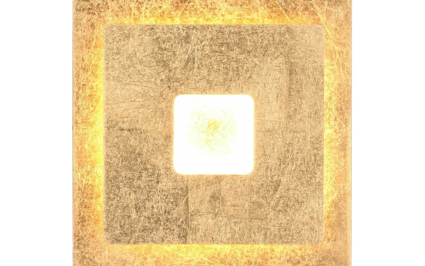 Leano Vägglampa LED fyrkantig guld