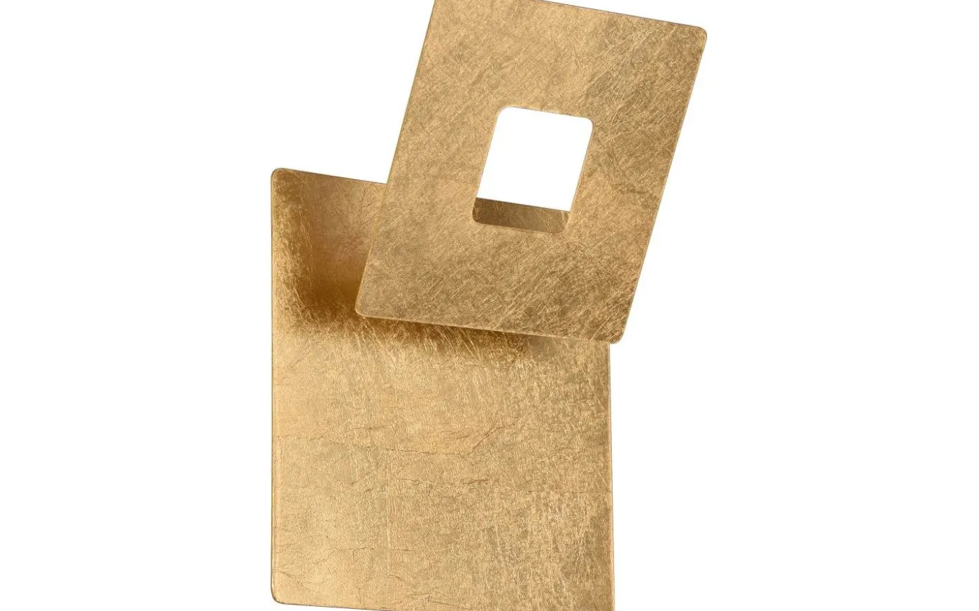 Leano Vägglampa LED fyrkantig guld