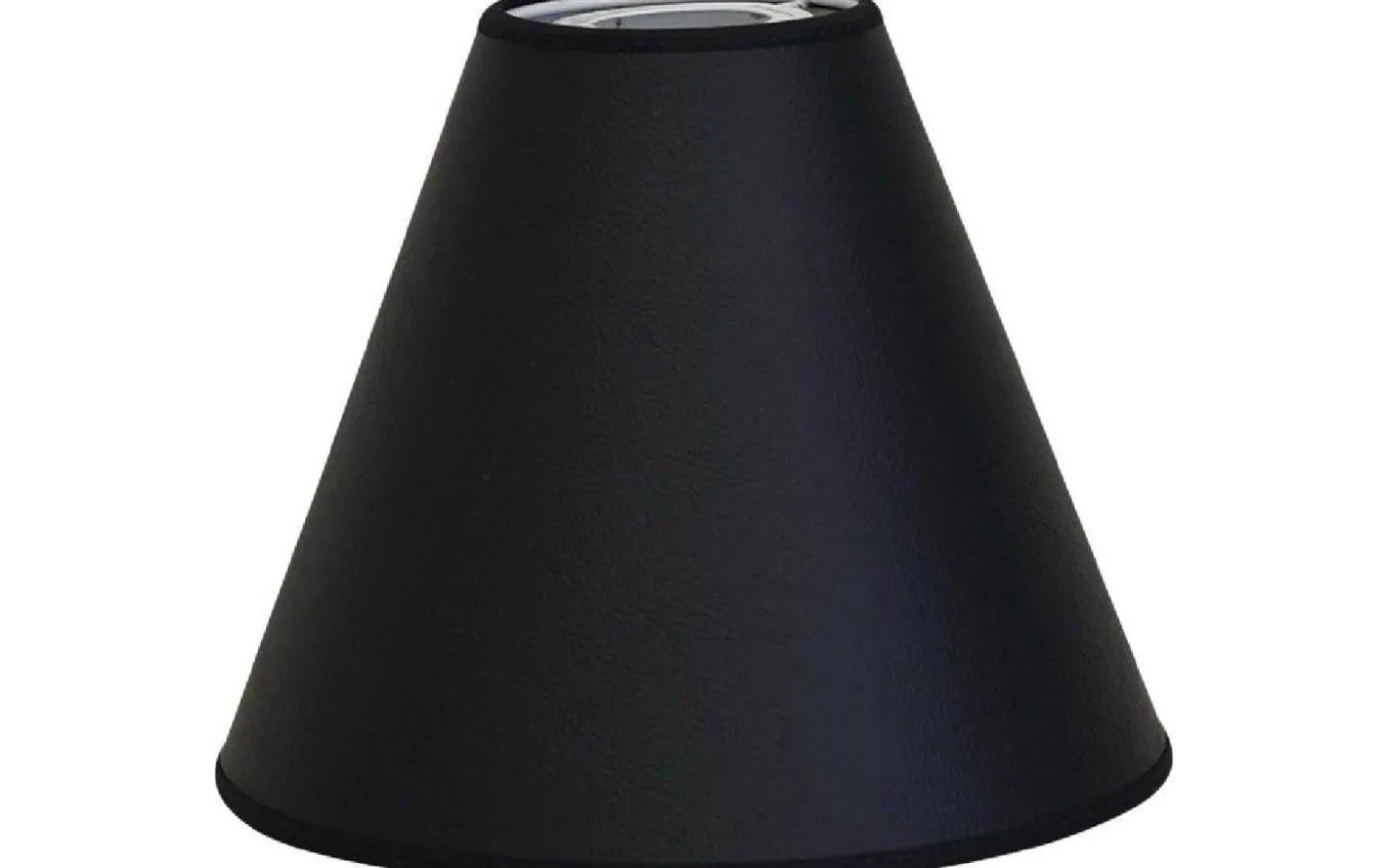 Leather Toppringskärm Ø22cm Svart