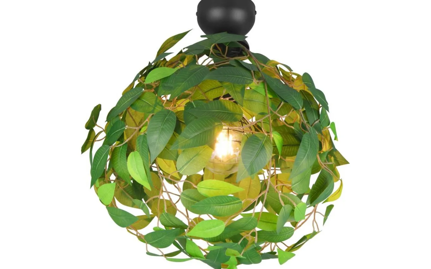 Leavy Plafond 38cm E27 grön