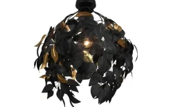 Leavy Plafond 38cm E27 mattsvart