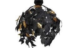 Leavy Plafond 38cm E27 mattsvart