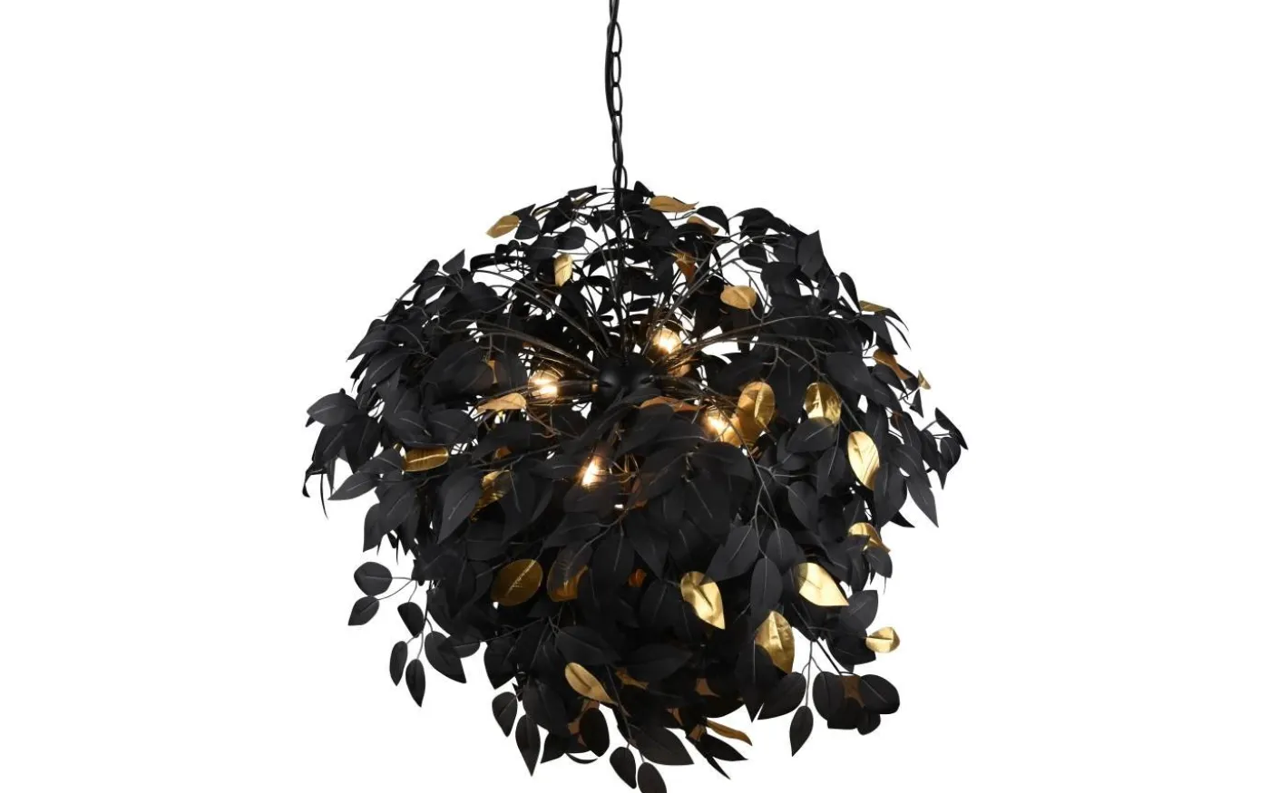 Leavy Taklampa 70cm 4xE14 mattsvart