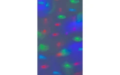 LED E27 Glob 80mm Disco RGB Roterande 3W