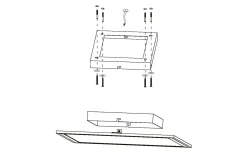 Led Plafond 45cm LED 2700-6500K 20W med Fjärrkontroll Vit