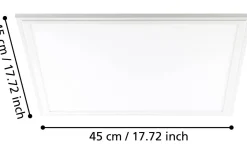 LED Plafond 45cm LED 4000K 21W Vit