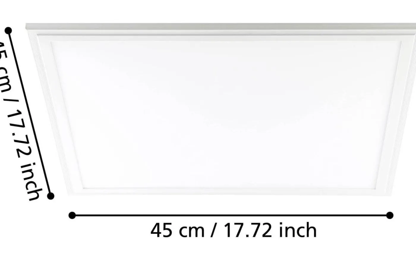 LED Plafond 45cm LED 4000K 21W Vit