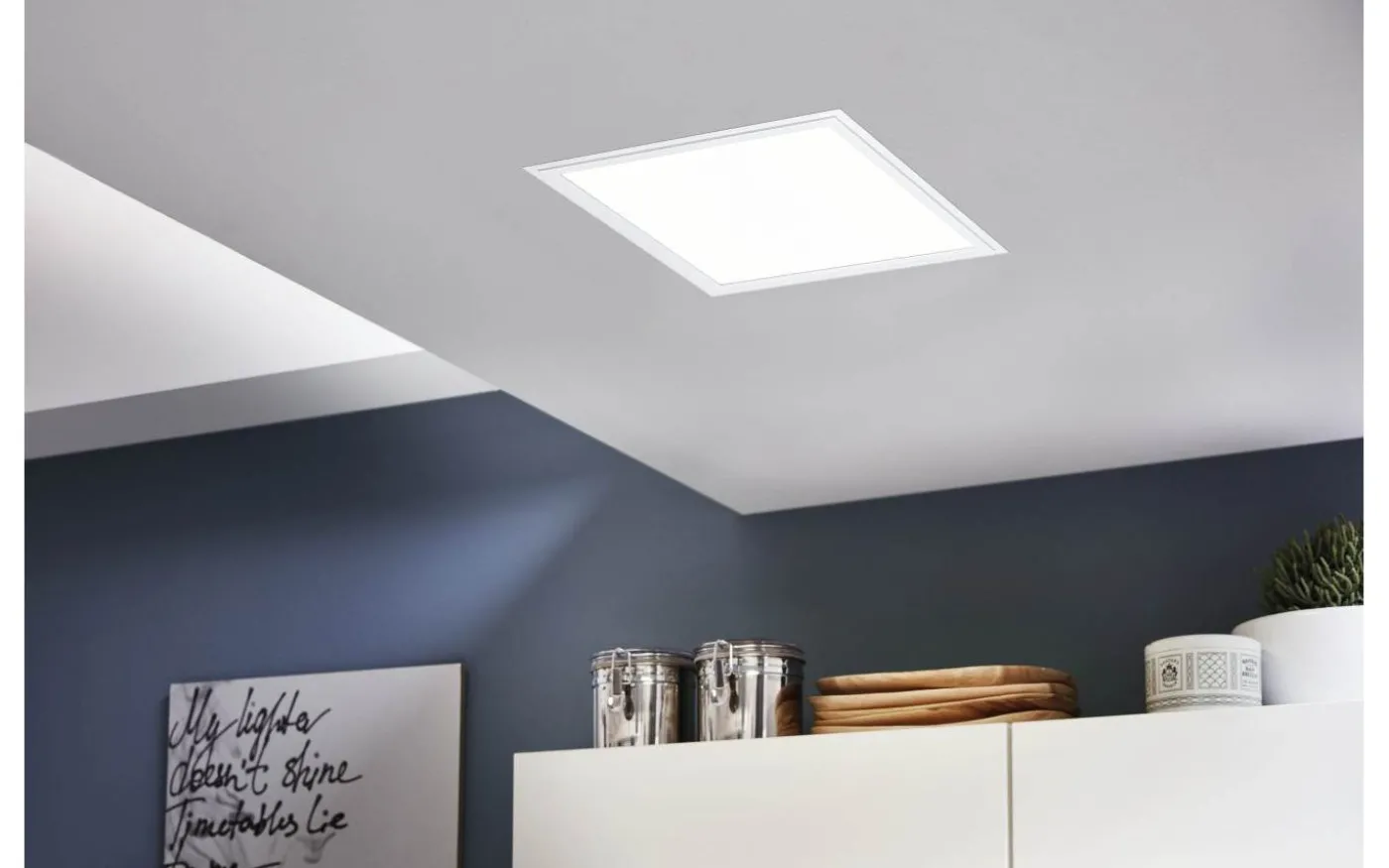 Led Plafond 30cm LED 4000K 14W Vit