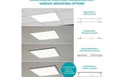 Led Plafond 30cm LED 4000K 14W Vit