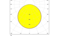 Led Plafond 59,5cm LED 4000K 35W Vit