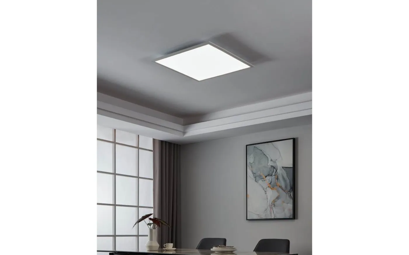 Led Plafond 59,5cm LED 4000K 33W Vit