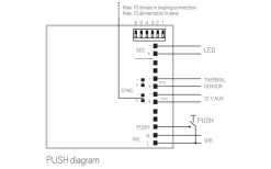 LED-driver Jolly Maxi Konstantström Multi 350-1050mA Dimbar