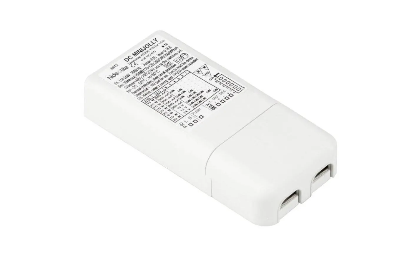 LED-driver Jolly Mini Konstantspänning/Konstantström Multi 350-900mA 10-24V DC Dimbar
