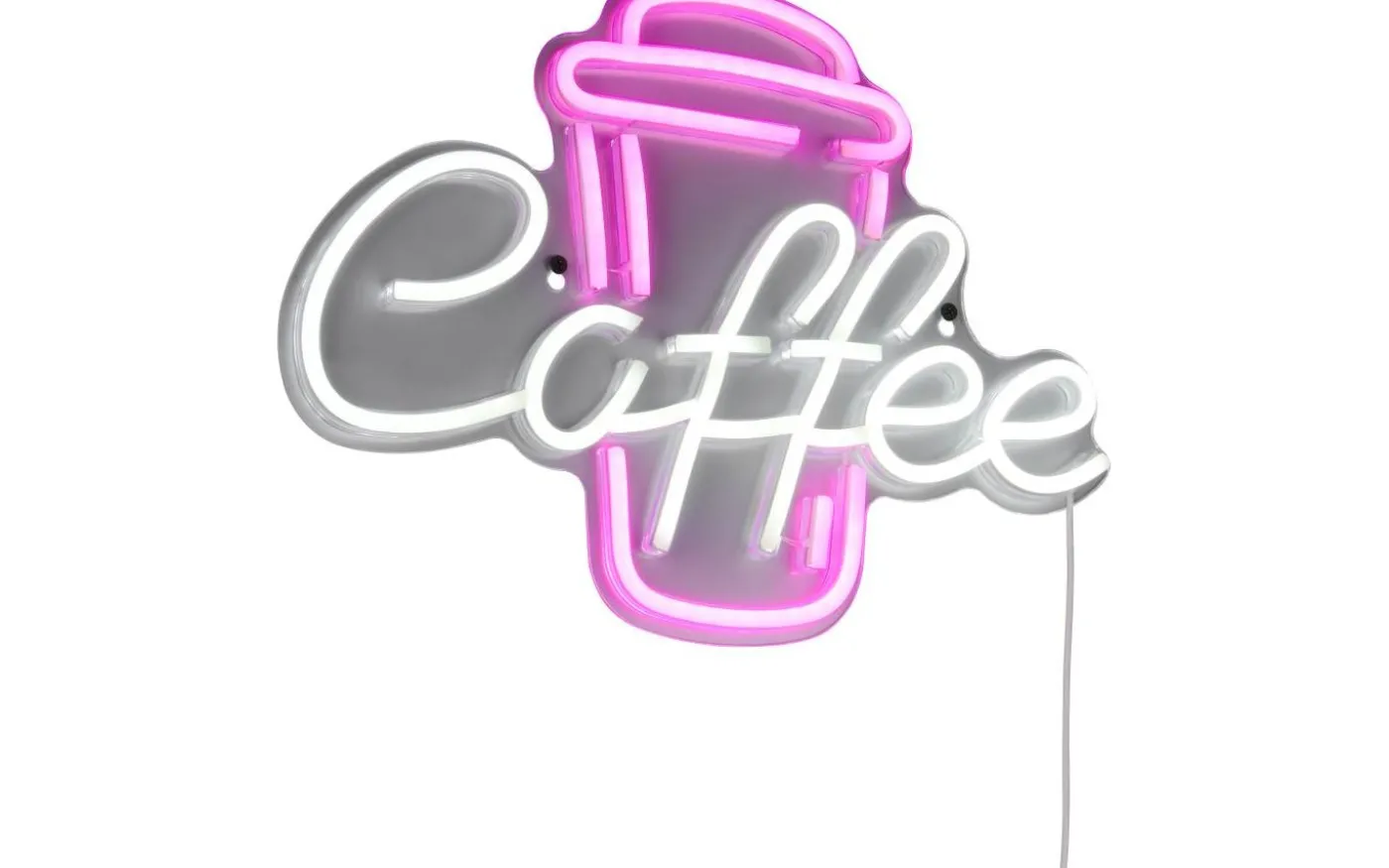 LED-neonskylt för kaffe