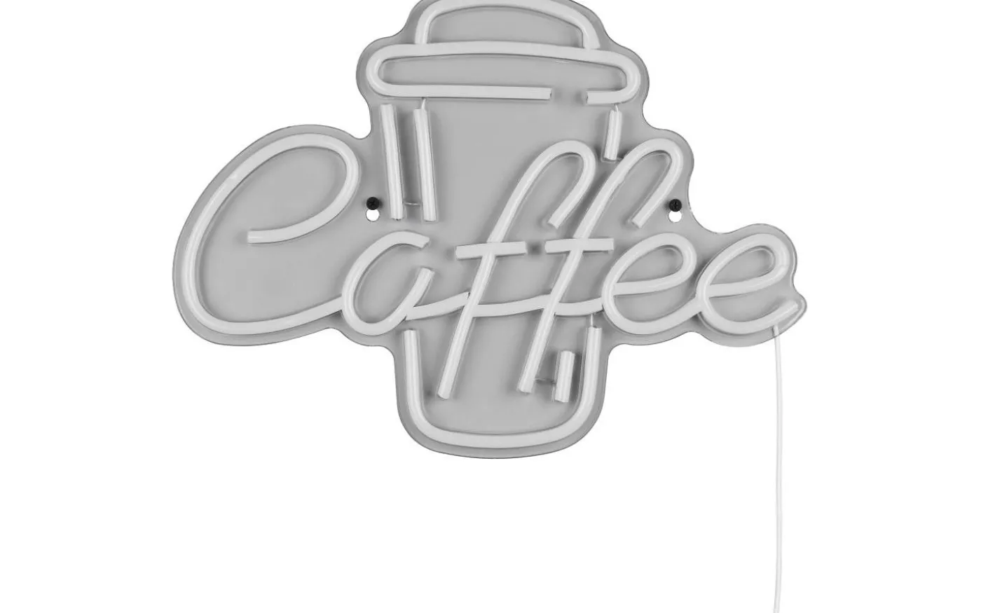 LED-neonskylt för kaffe