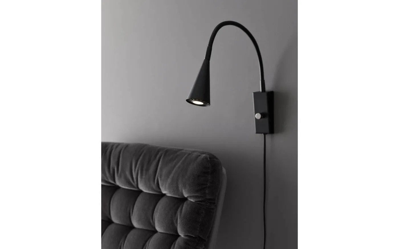 Ledro Vägglampa LED GU5,3 Mattsvart