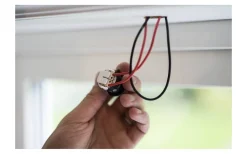 LED-Spot för fönstersmygar 30mm, 2700K 60lm 1,3W 350mA Svart