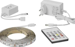 LEDstrip 3m RGBW + Music 320lm/m Komplett Kit IP44