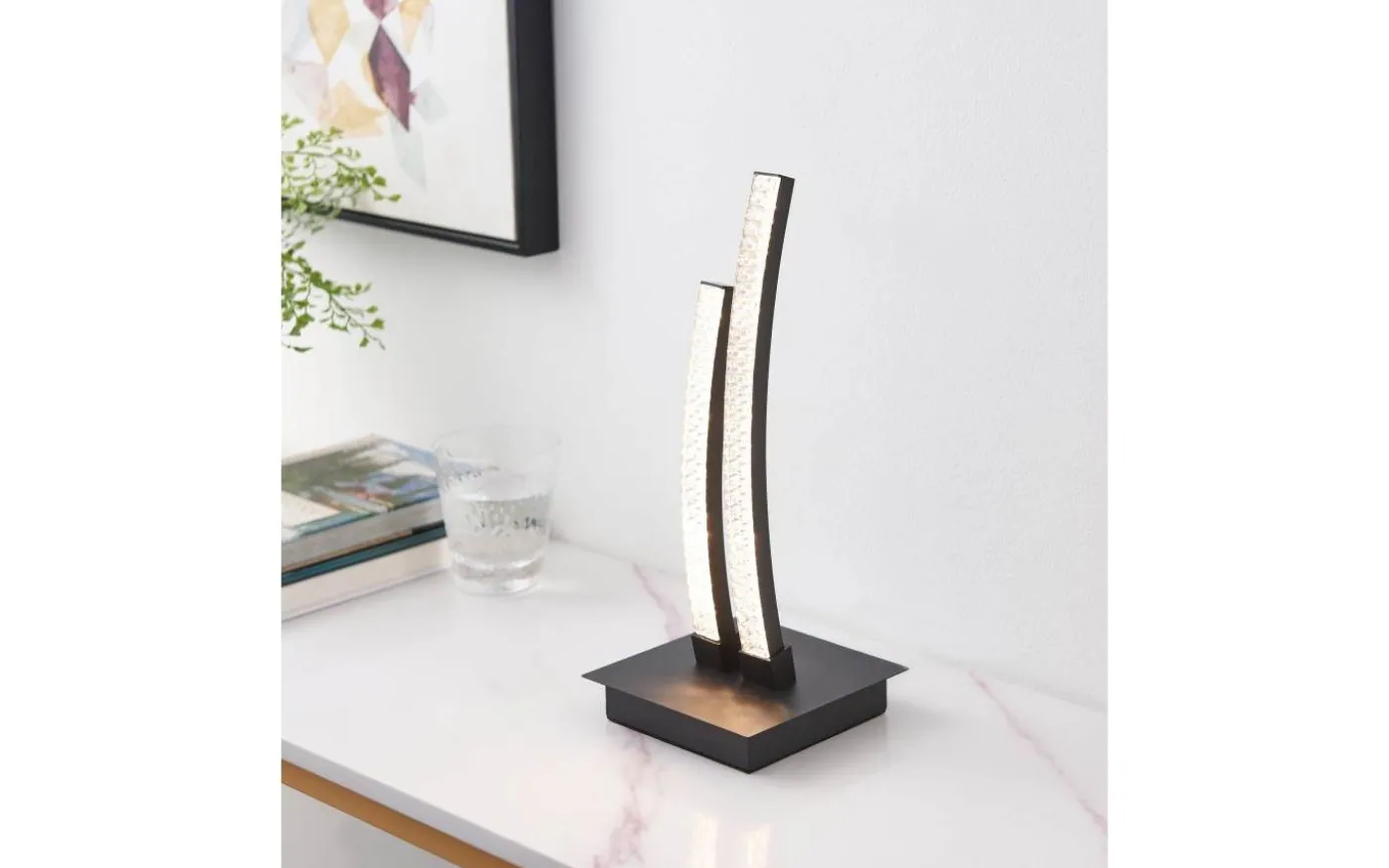 Lejias Bordslampa 33cm LED 3000K 8W Svart