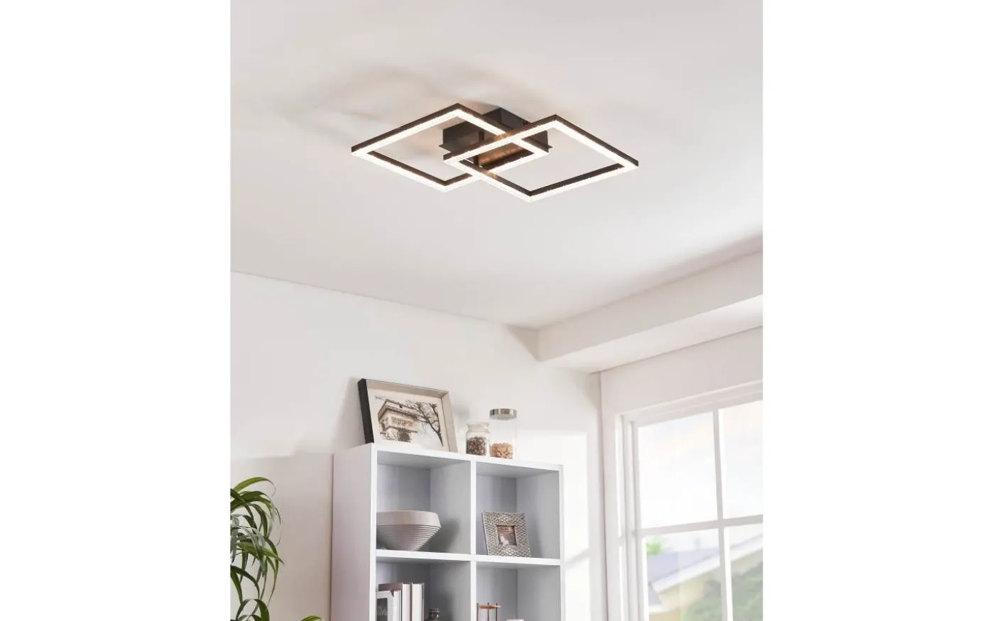 Lejias Plafond 45cm LED 3000K 21W Svart