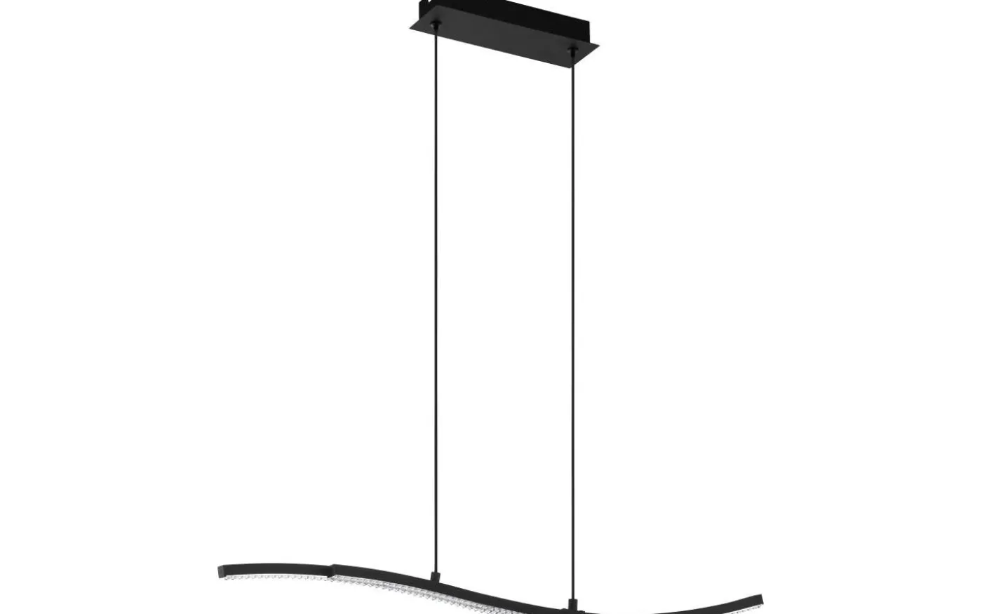 Lejias Takplampa 78cm LED 3000K 21,5W Svart