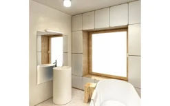 Levia Vägglampa Krom 60cm LED 12W IP44 3000K