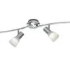 Levisto Spotlight 4-delad E14 borstad stål