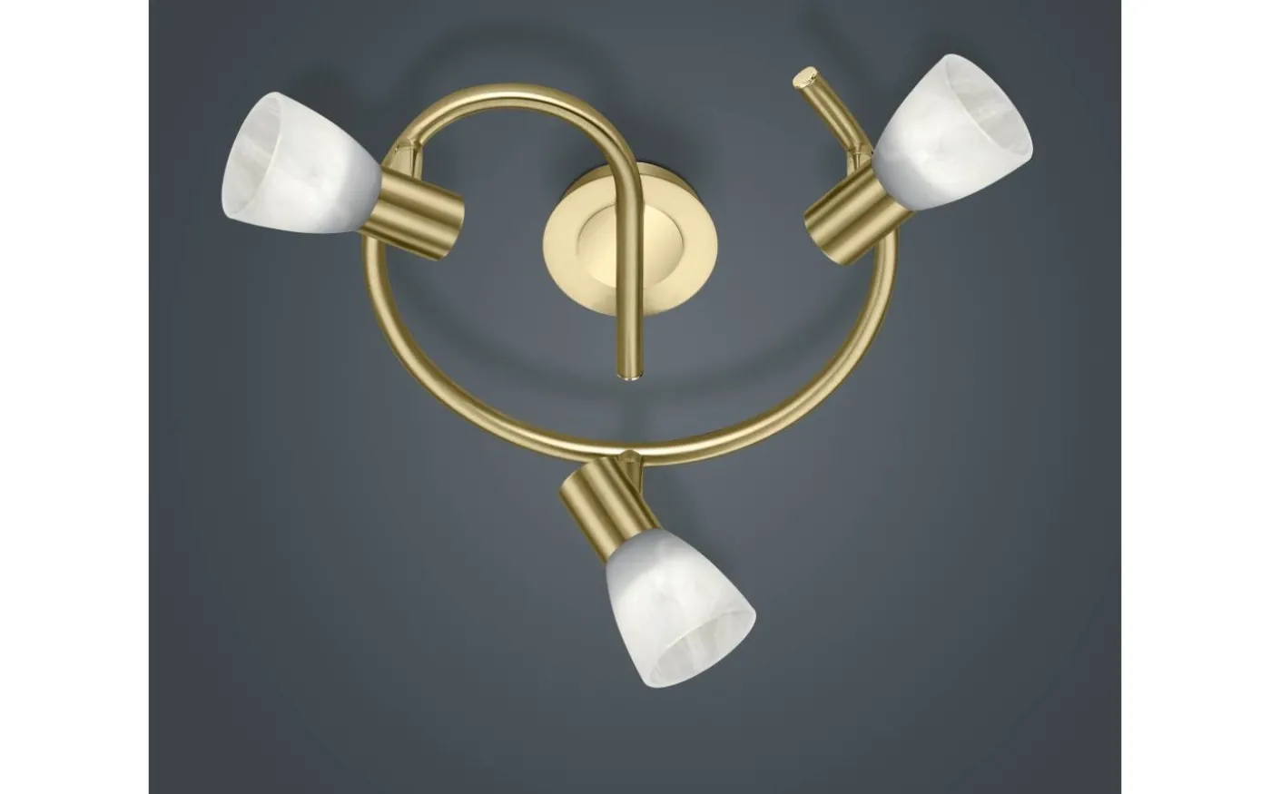 Levisto Spotlight 3-delad E14 matt mässing rund