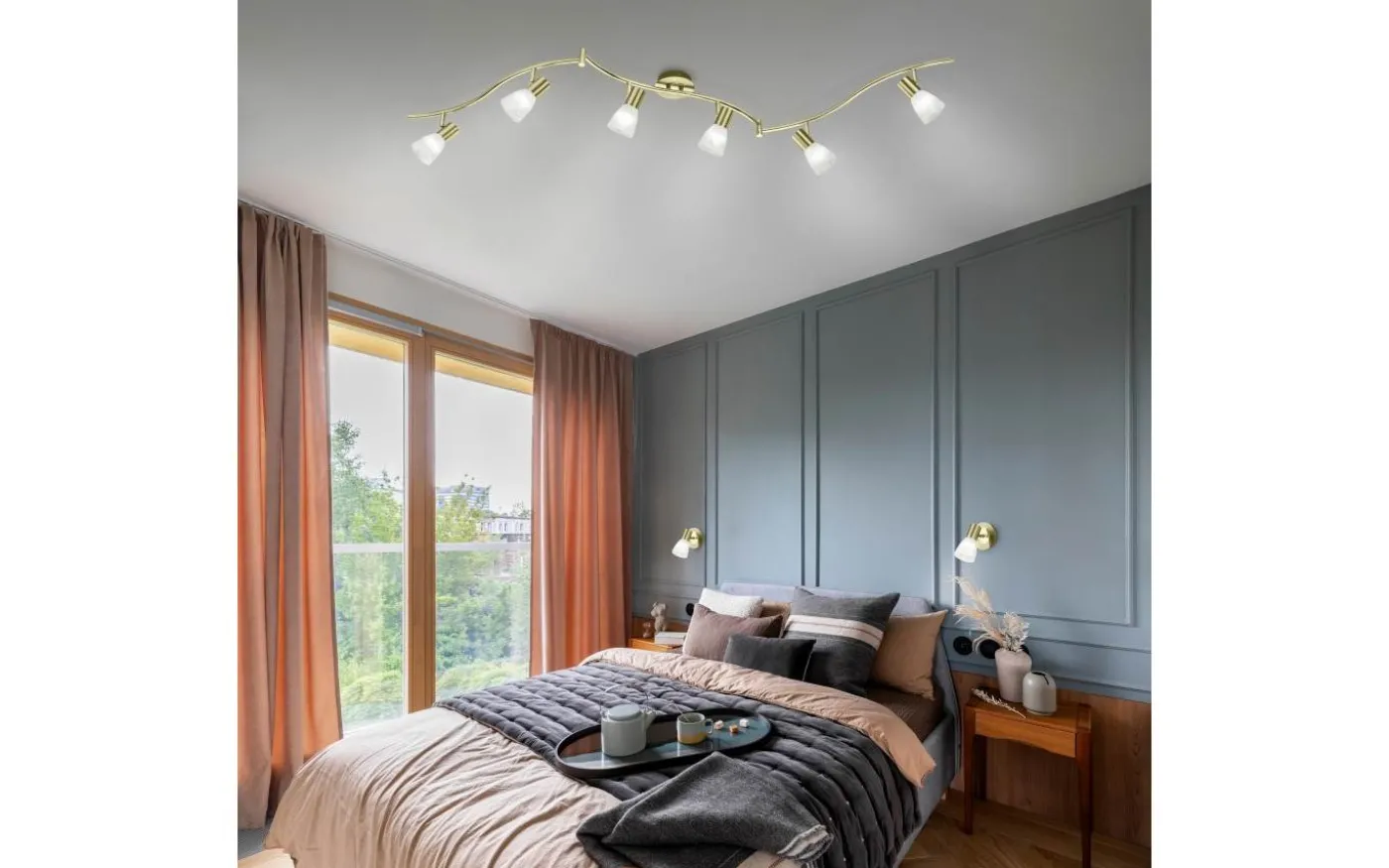 Levisto Spotlight E14 matt mässing