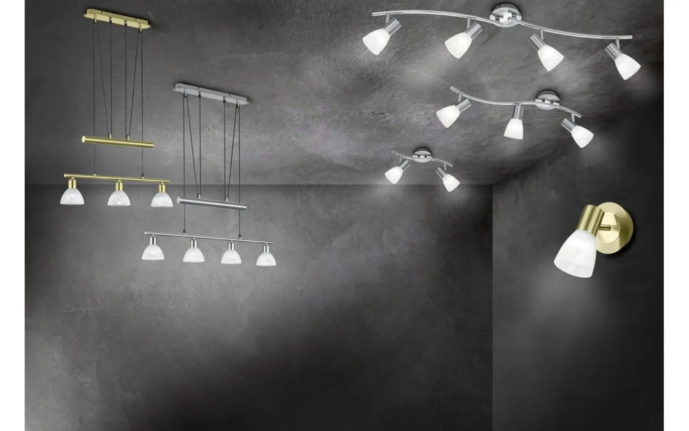 Levisto Spotlight E14 matt mässing