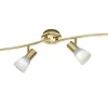 Levisto Spotlight 4-st E14 matt mässing