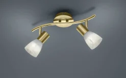 Levisto Spotlight 2-st E14 matt mässing