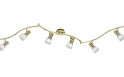 Levisto Spotlight 6-st E14 matt mässing