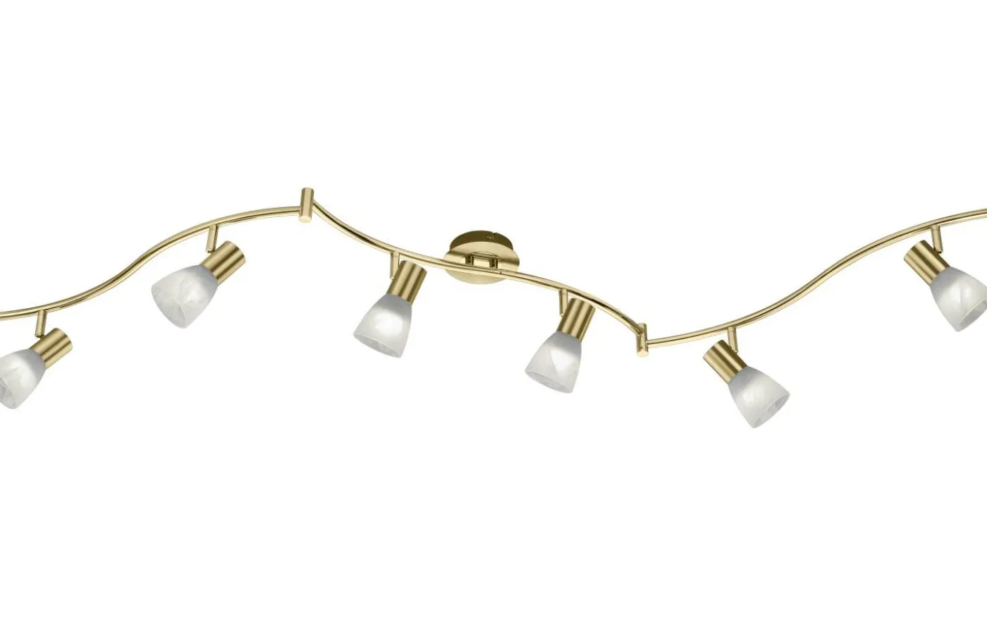 Levisto Spotlight 6-st E14 matt mässing