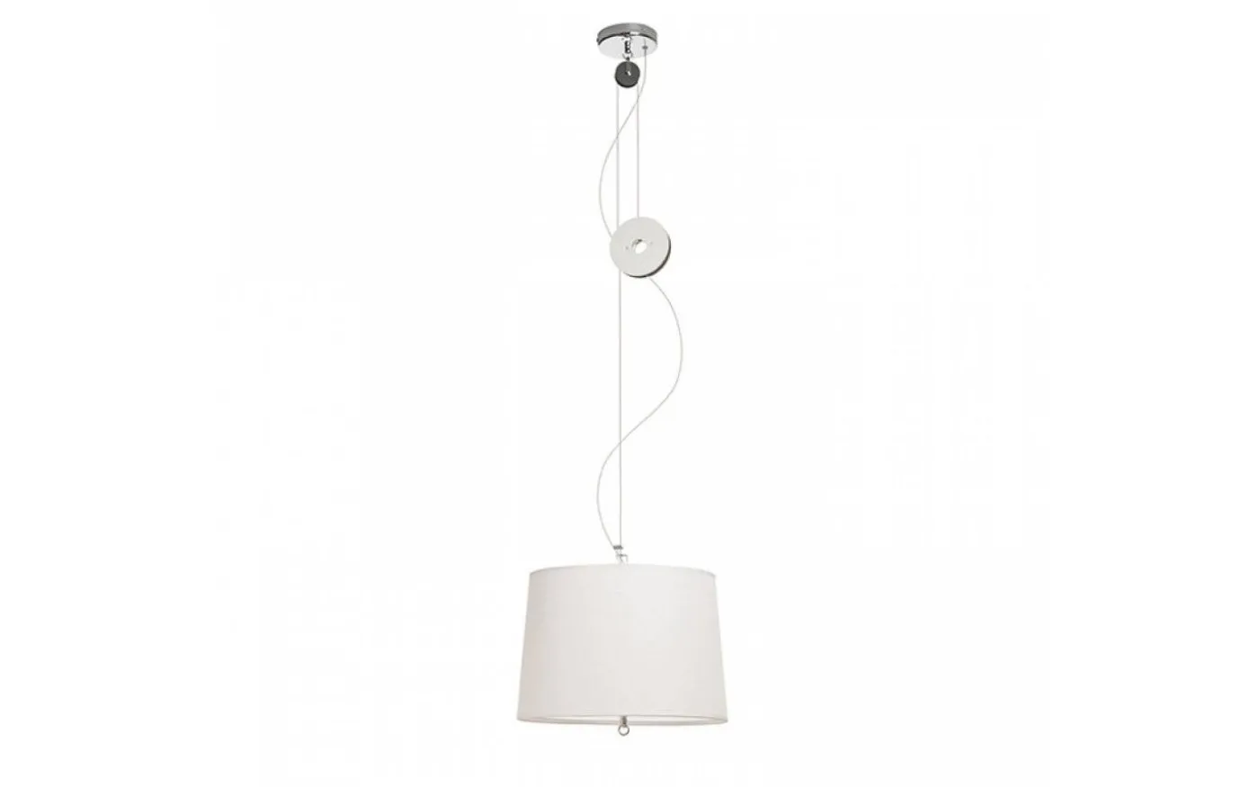 Levita Taklampa med Hiss Vit/Krom E27