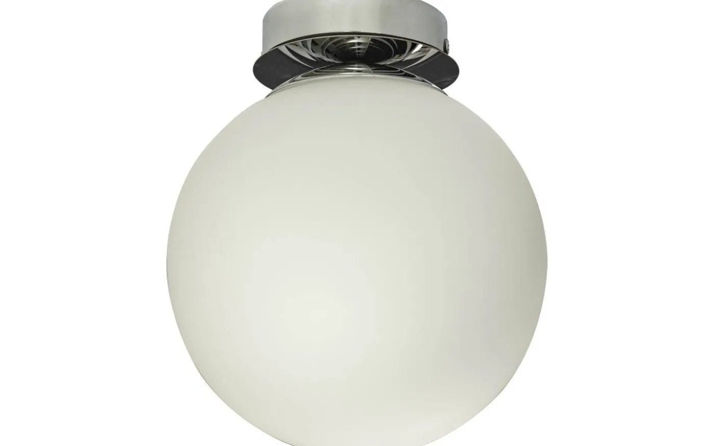 Lido Plafond 20cm Krom/Opalvit IP23