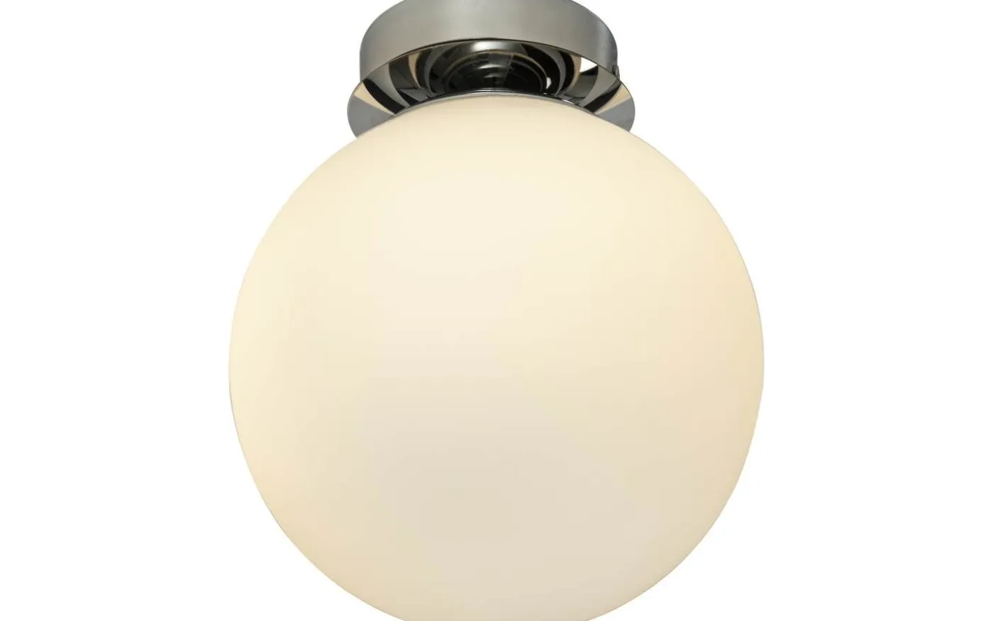 Lido Plafond 20cm Krom/Opalvit IP23