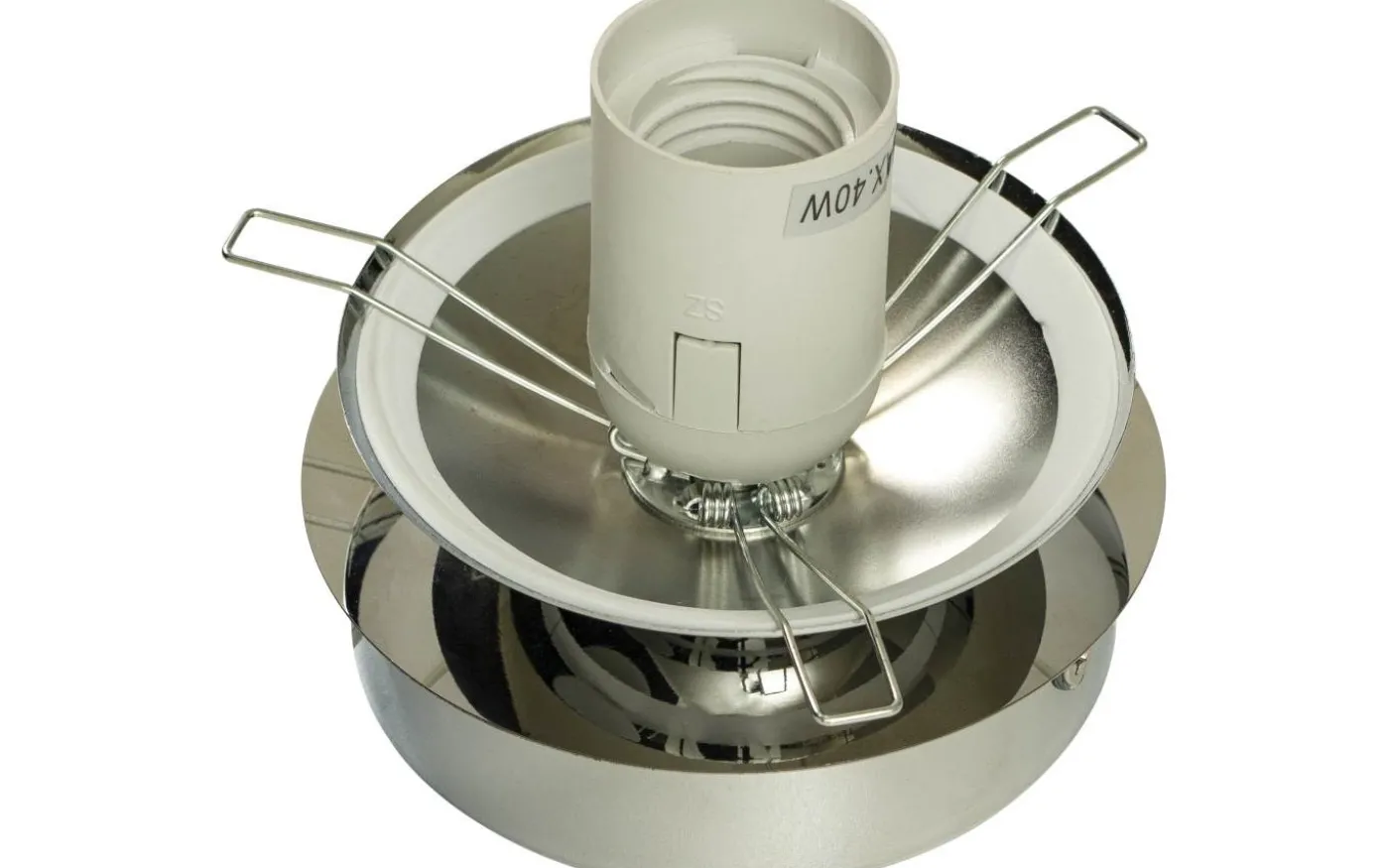 Lido Plafond 20cm Krom/Opalvit IP23