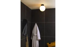 Lido Plafond 20cm Svart/Opalvit IP23