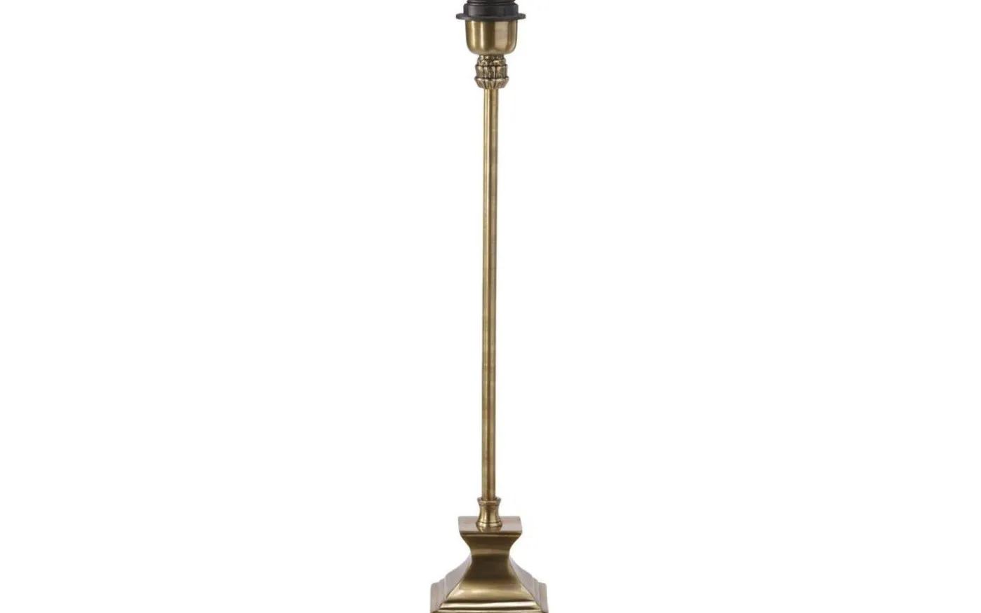 Lili Lampfot 53cm Antikmässing