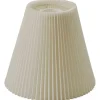 Linda Plisserad Lampskärm Ø21cm Vit