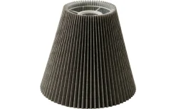 Linda Plisserad Lampskärm Ø18cm Grå