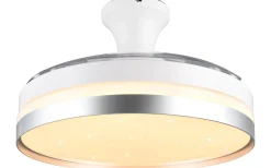 Lindberg Takfläkt 100cm LED vit/titan stjärnljus