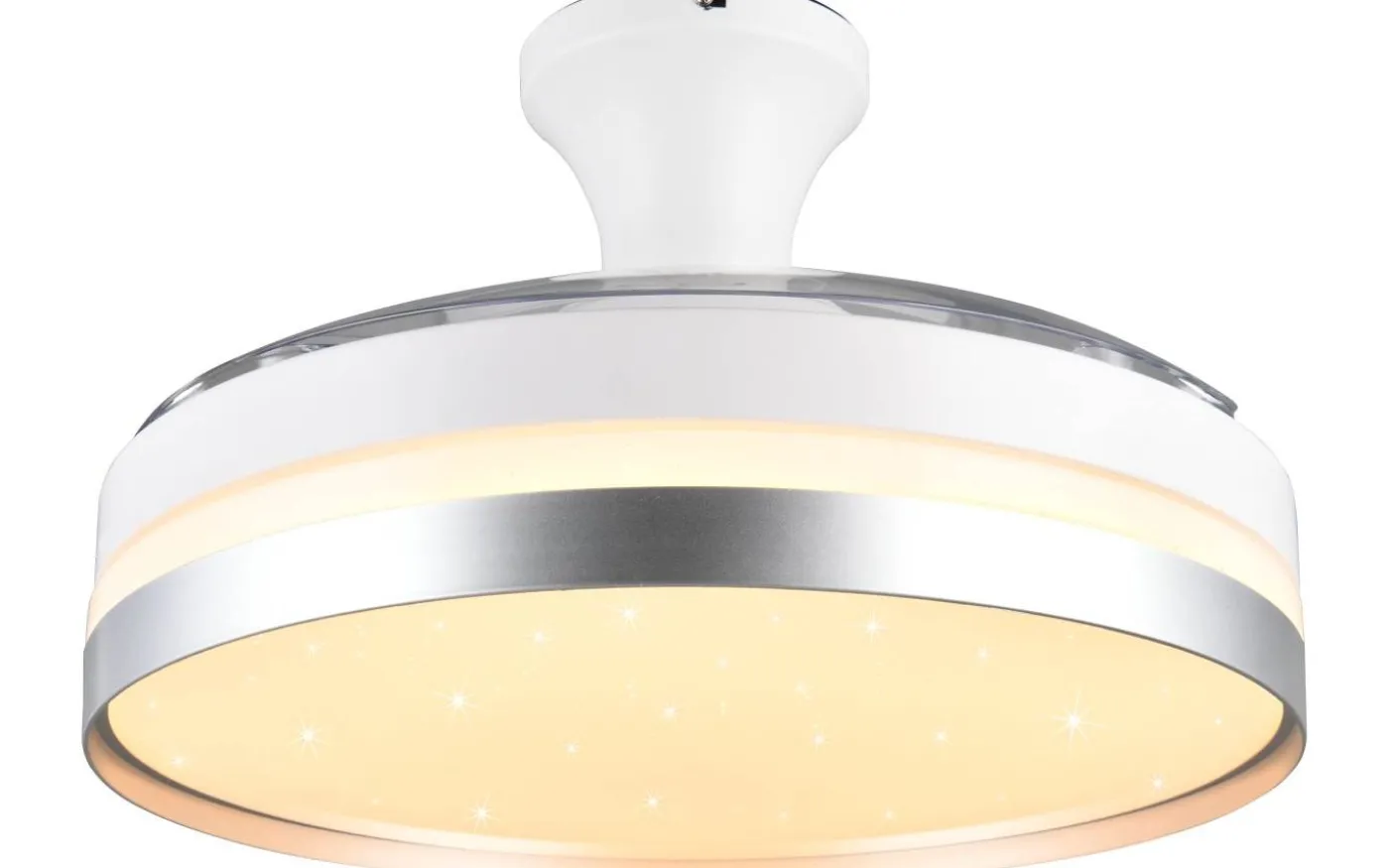 Lindberg Takfläkt 100cm LED vit/titan stjärnljus