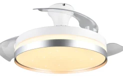 Lindberg Takfläkt 100cm LED vit/titan stjärnljus