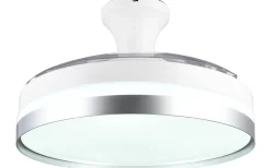 Lindberg Takfläkt 100cm LED vit/titan stjärnljus