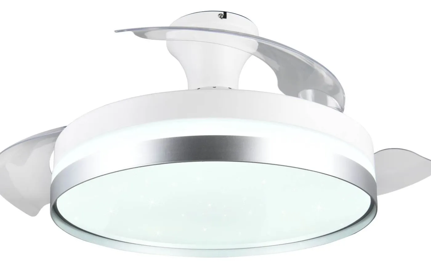 Lindberg Takfläkt 100cm LED vit/titan stjärnljus